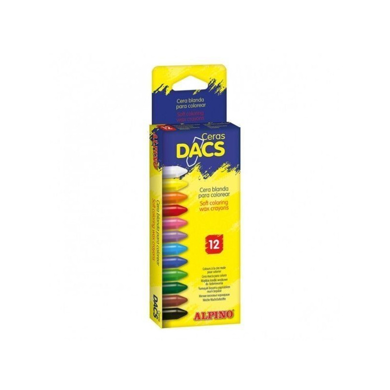 CAJA 12 CERAS BLANDAS DACS SURTIDAS