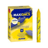 CAJA 12 CERAS BLANDAS MAXIDACS AMARILLO