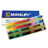 CAJA 50 CERAS BLANDAS MANLEY SURTIDAS