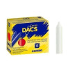 CAJA 12 CERAS BLANDAS DACS BLANCO