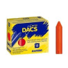 CAJA 12 CERAS BLANDAS DACS NARANJA