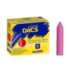 CAJA 12 CERAS BLANDAS DACS ROSA