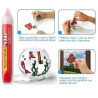 PACK 12 PINTURA CRISTAL ALPINO CREA