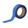 WASHI TAPE GLITTER CINTA 15 mm x 6,5 m AZUL