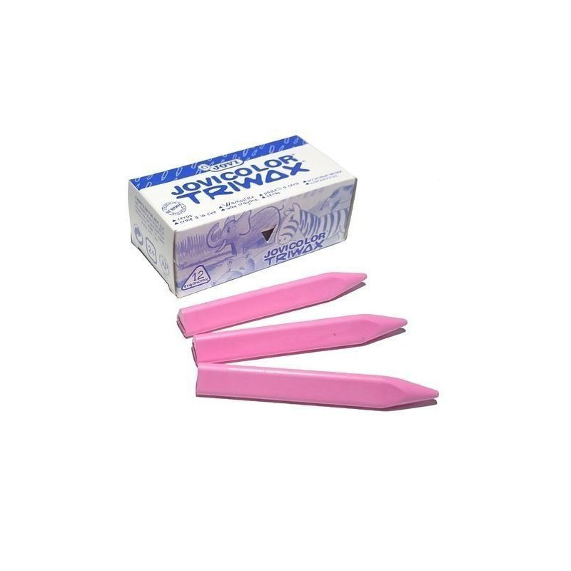 TRIWAX JOVICOLOR 12 CERAS ROSA