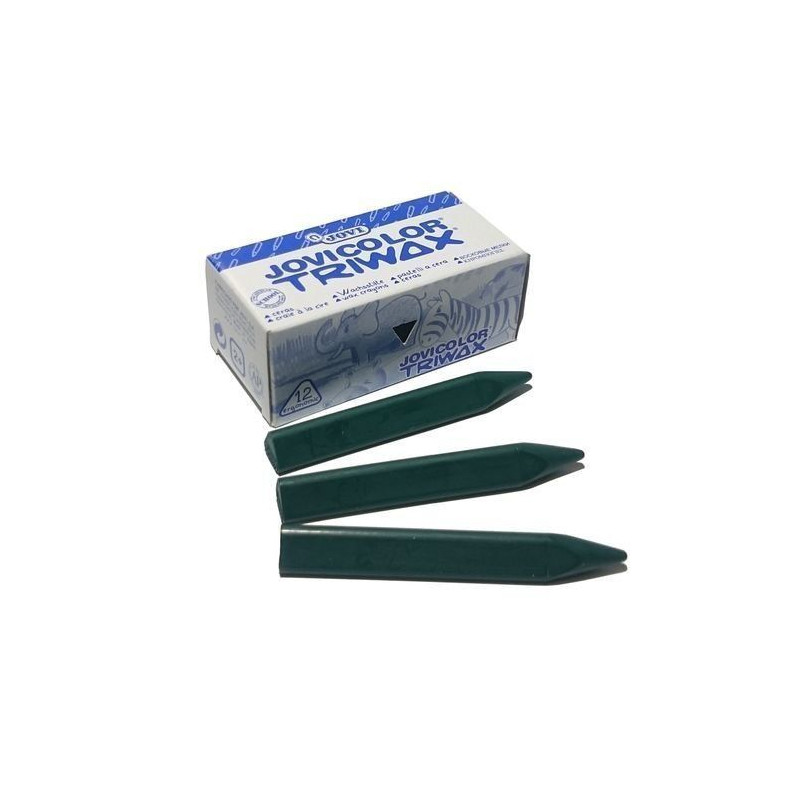 TRIWAX JOVICOLOR 12 CERAS VERDE OSCURO