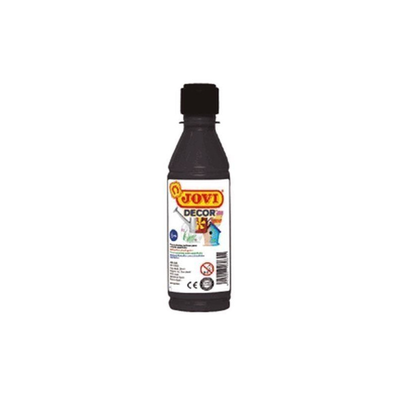 PINTURA ACRILICA JOVI DECOR 250 ml NEGRO