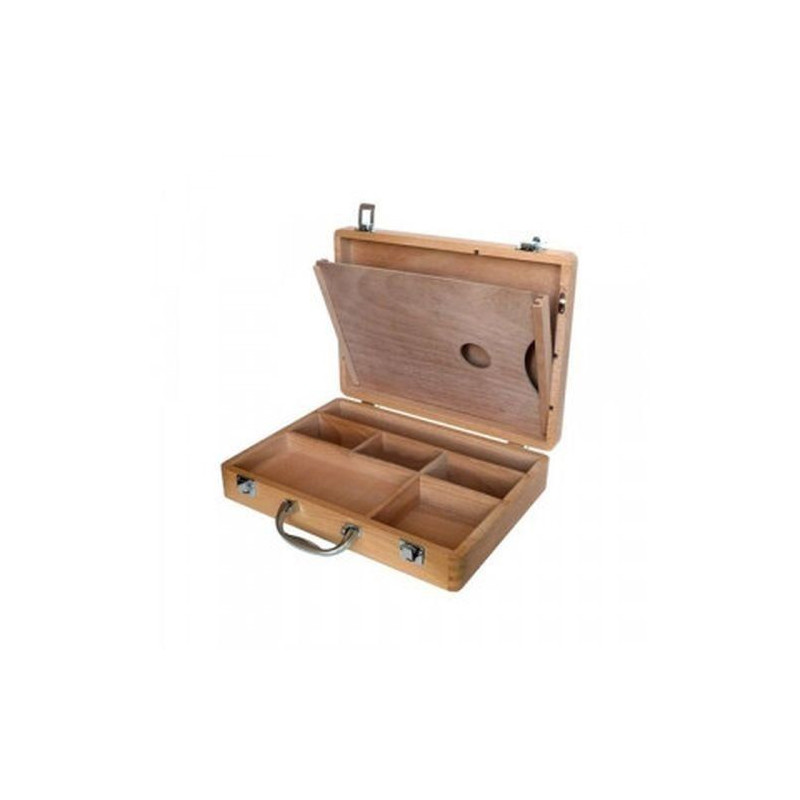 CAJA MADERA BASIC (TUBO 20 ml) 32,5x24,5x7 cm 