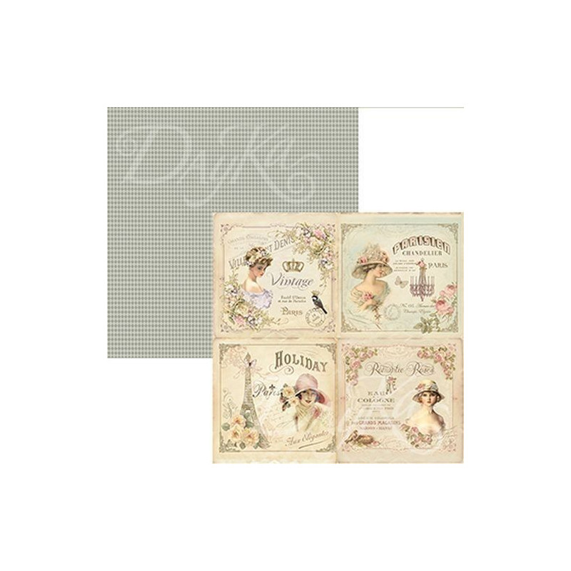 DAYKA PAPEL 30,5x30,5 cm VINTAGE PARISIEN