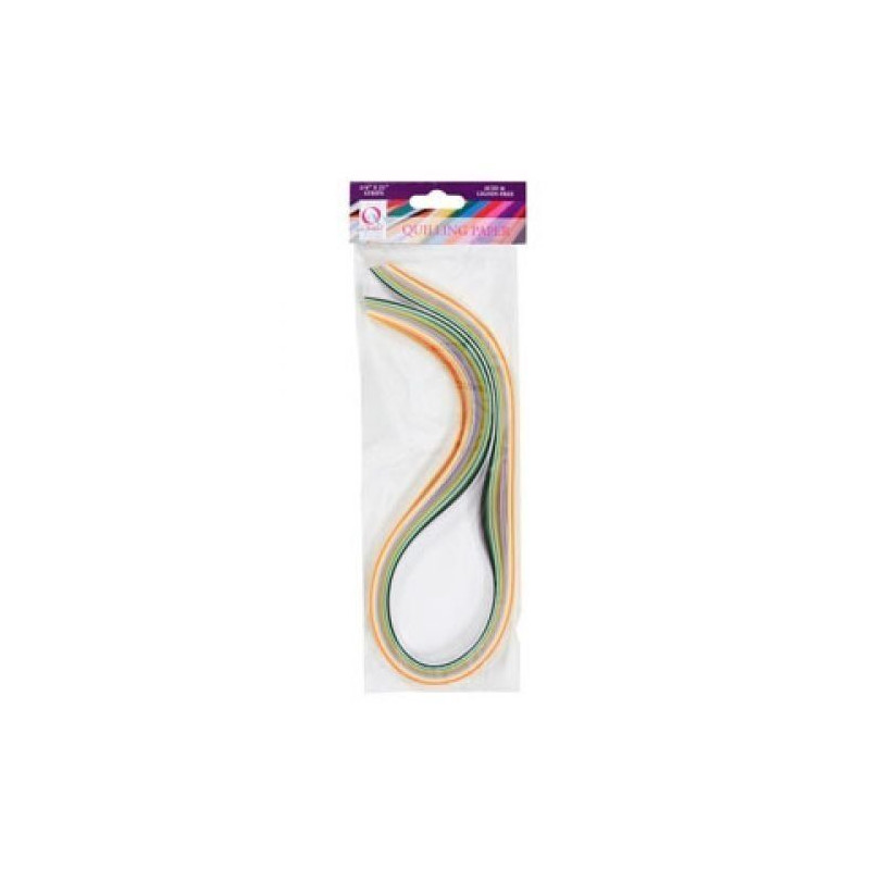 TIRAS PAPEL QUILLING 6 mm 18 COLORES PASTEL