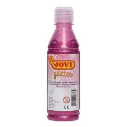 TEMPERA GLITTER JOVI 250 ml ROSA