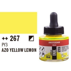Tinta acrilica AMSTERDAM 30 ml (267) Amarillo Azo Limón
