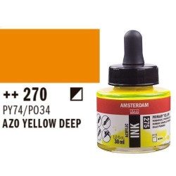 Tinta acrilica AMSTERDAM 30 ml (270) Amarillo Azo Oscuro